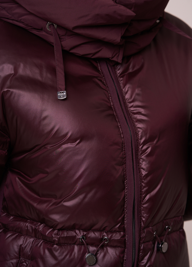 Пуховик премиум DiegoM модель № DiegoM 717 универмаг малина