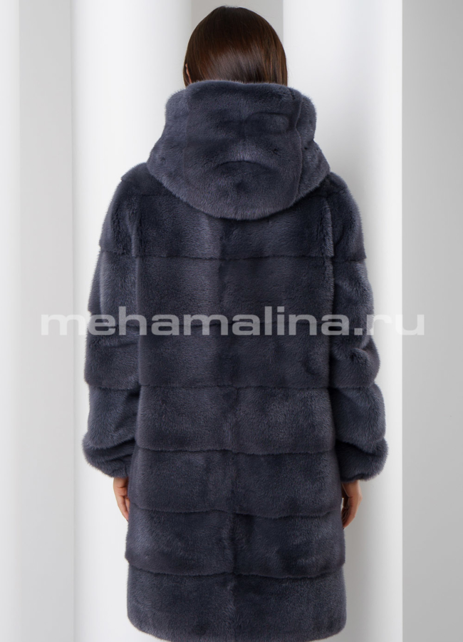 Шуба из скандинавской норки модель № S-510 универмаг малина