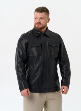 Мужская куртка из натуральной кожи
