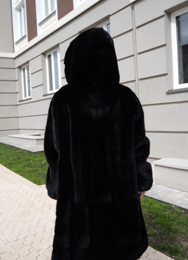 фото Шуба из норки модель № 782