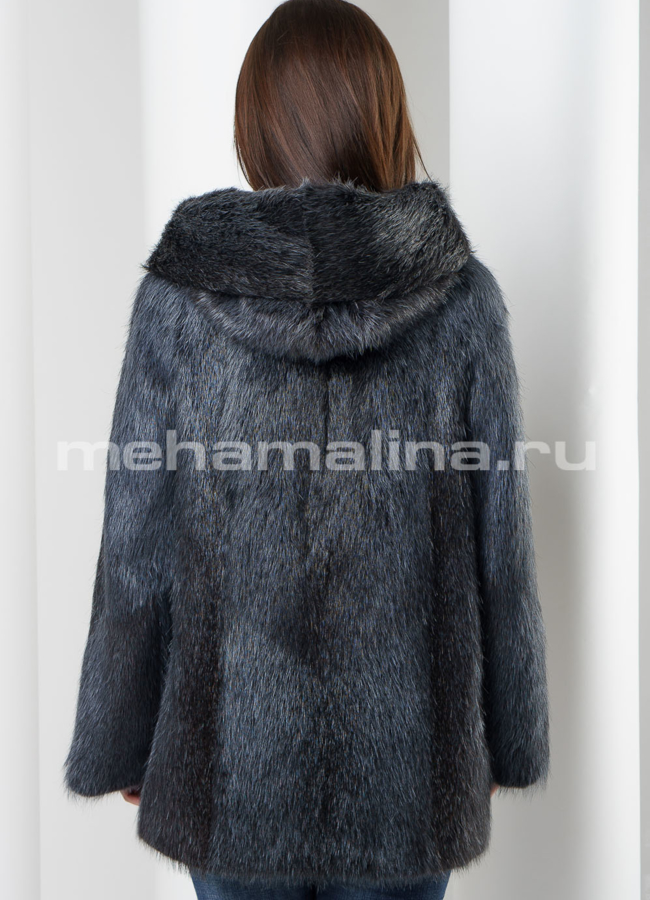 Укороченная шуба модель № S-557 в кредит