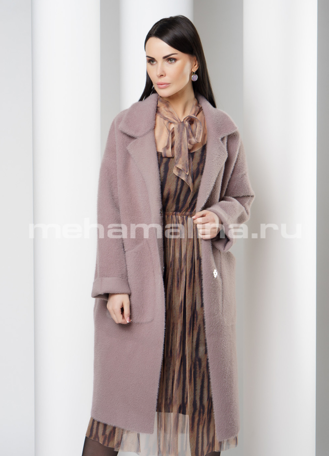 Пальто женское oversize модель № 9807 универмаг малина
