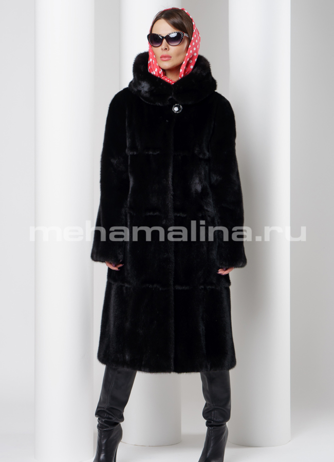 Шуба из скандинавской норки модель № S-516 в рассрочку