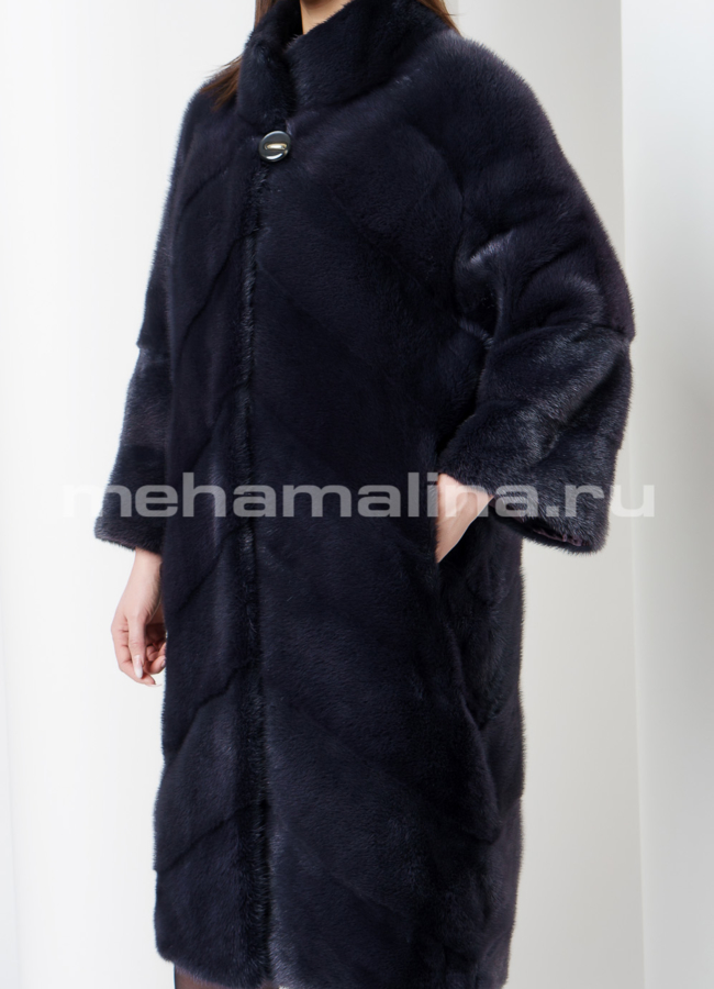 Шуба из норки  модель № S-557 универмаг малина