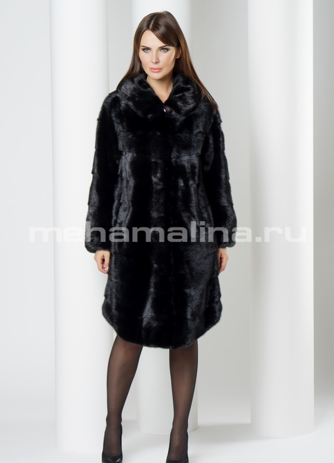 Норковая шуба модель № S-642 в рассрочку