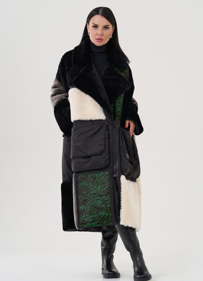 фото Женское пальто с английским воротником модель № 24942