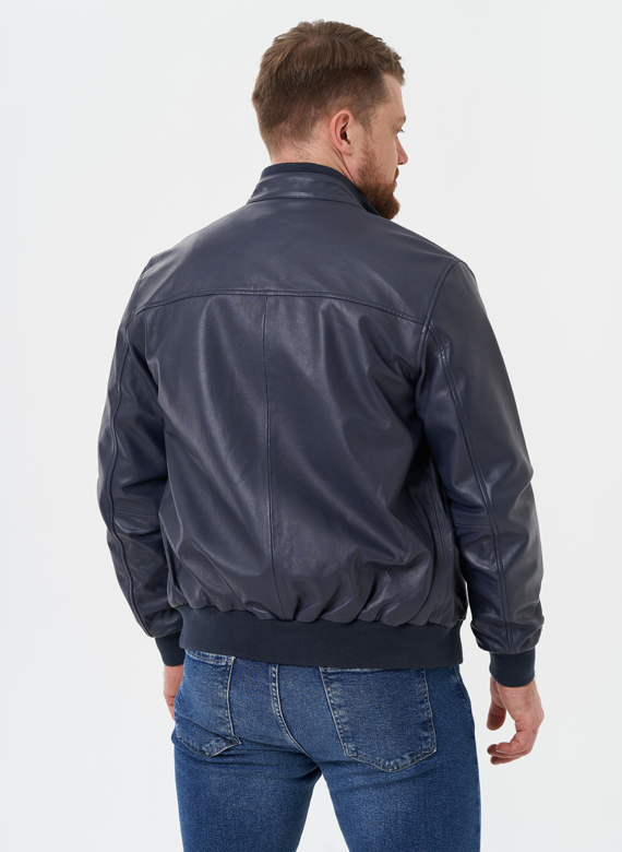 Мужская кожаная куртка 