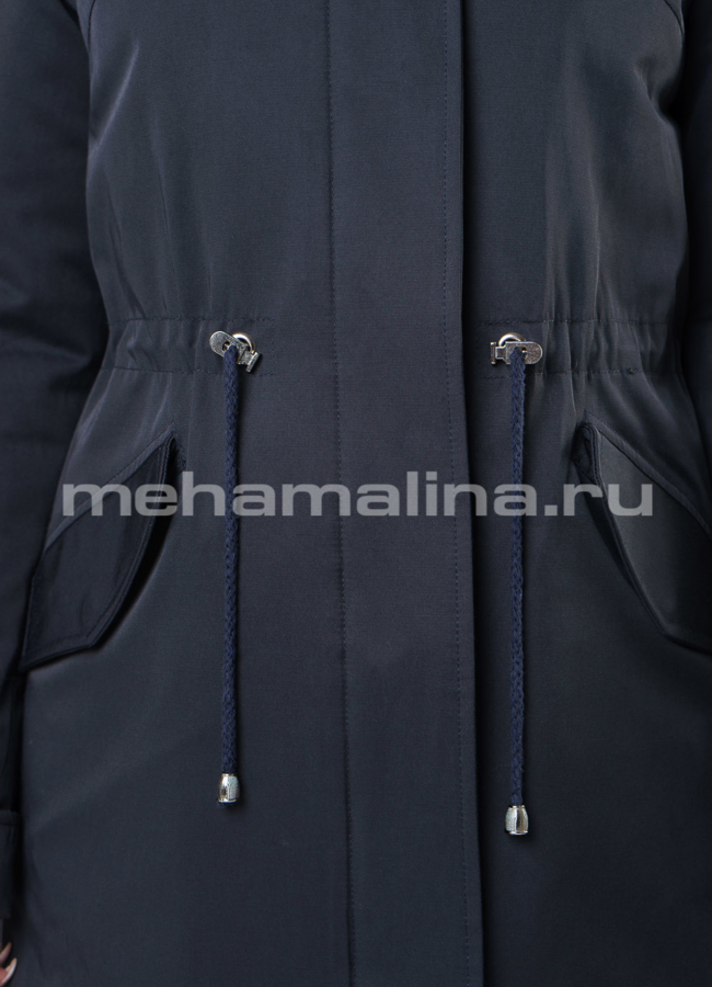 Меховая парка модель № П-165 универмаг малина