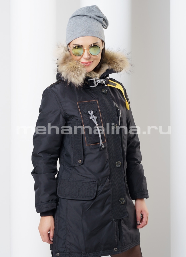 Пуховик с капюшоном модель № П-60 универмаг малина