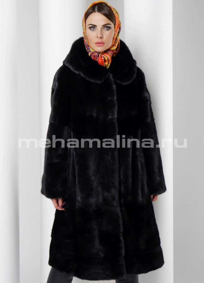 Шуба норка модель № S-520 универмаг малина