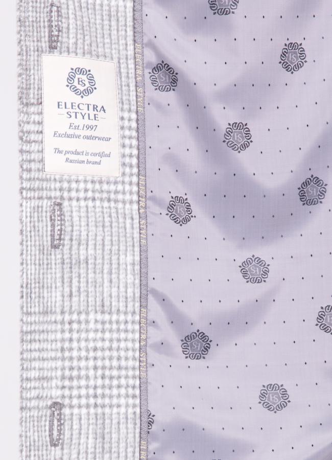 Женское пальто-рубашка с поясом Electra Style модель № 22218 универмаг малина