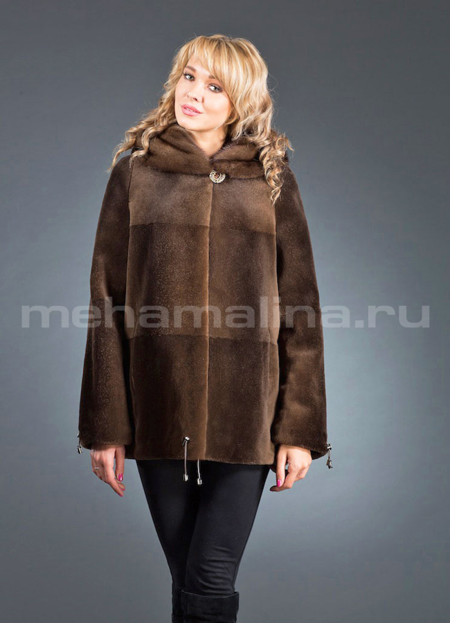 Шуба из нутрии 