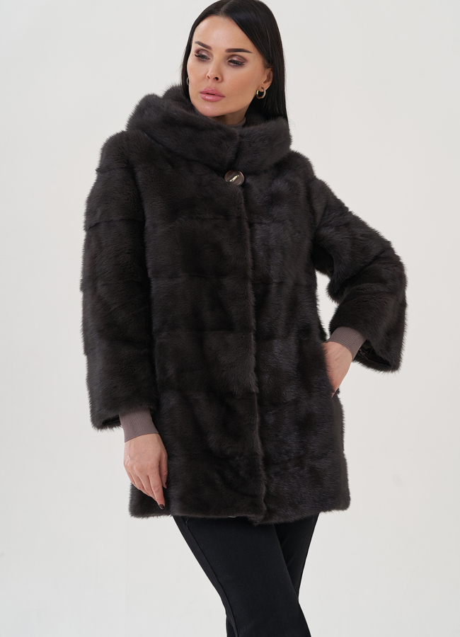 Норковая шуба модель № S-641 в кредит