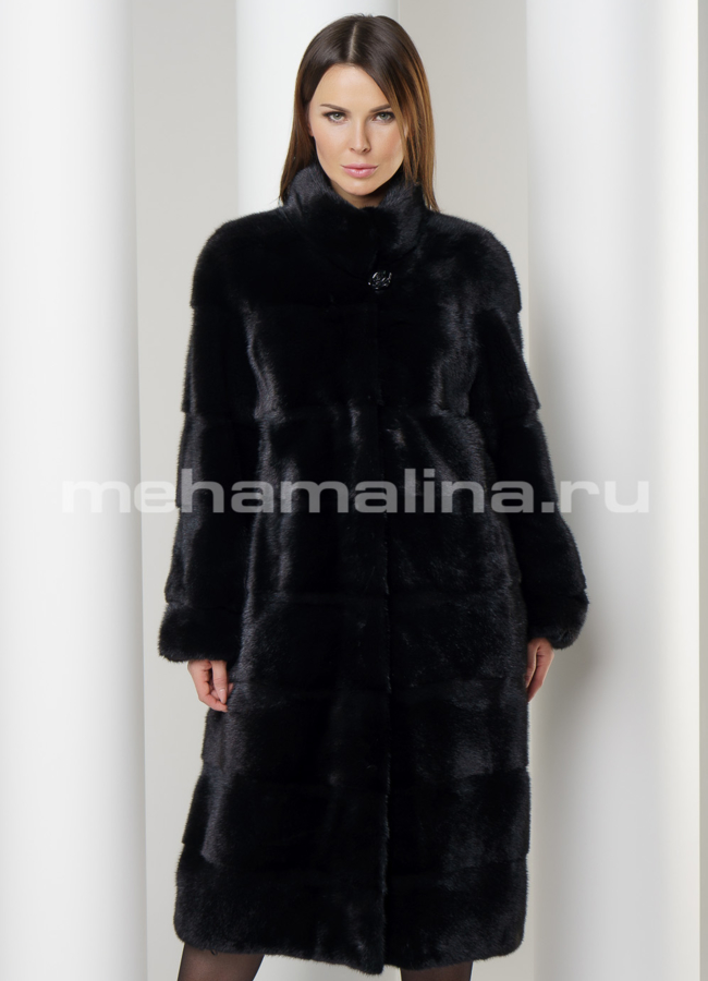 фото Шуба норка черная модель № S-579