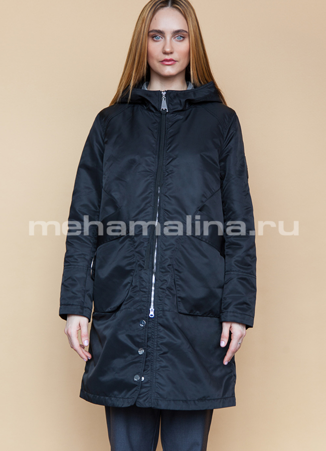 Куртка женская модель № PK-23 меха малина