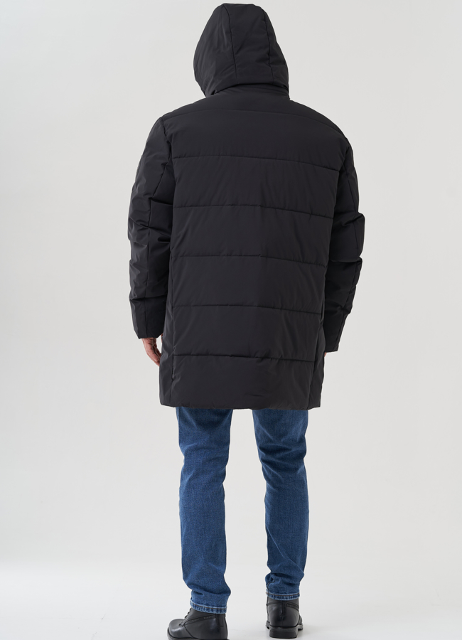 Мужской пуховик с капюшоном  модель № 82400, 82424 универмаг малина