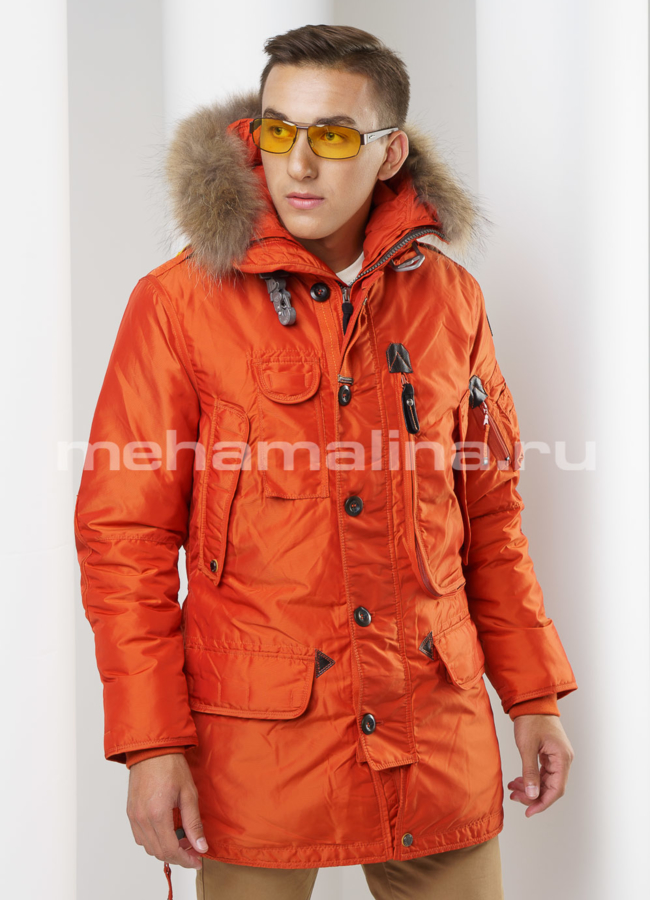 Пуховик удлиненный модель № KM-11 универмаг малина