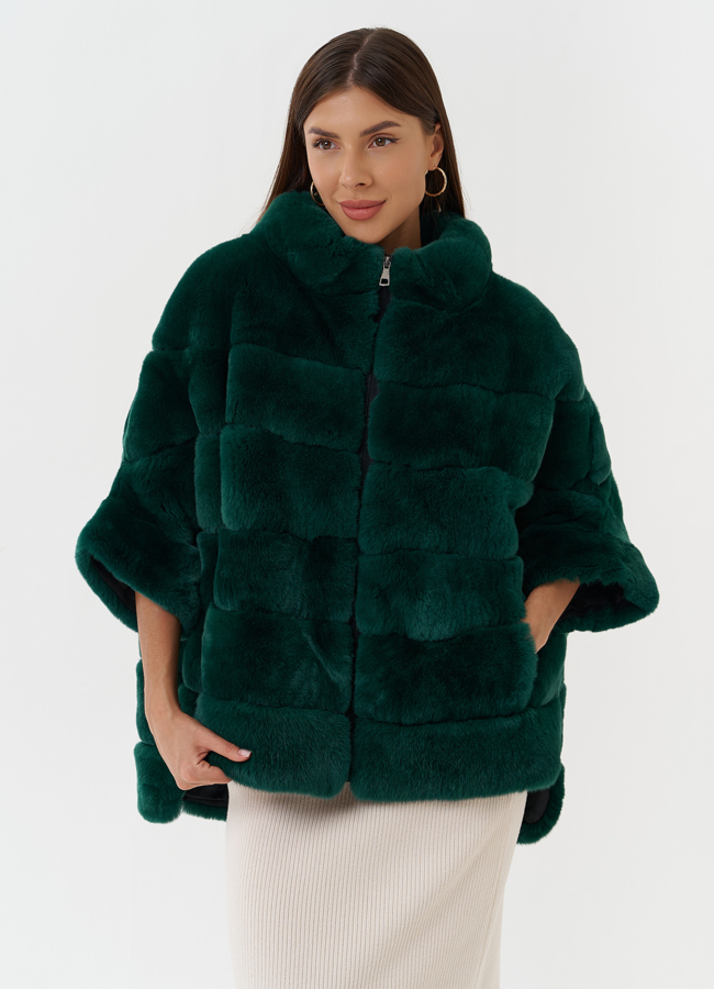 Женская шуба из меха кролика модель № 81804 в рассрочку