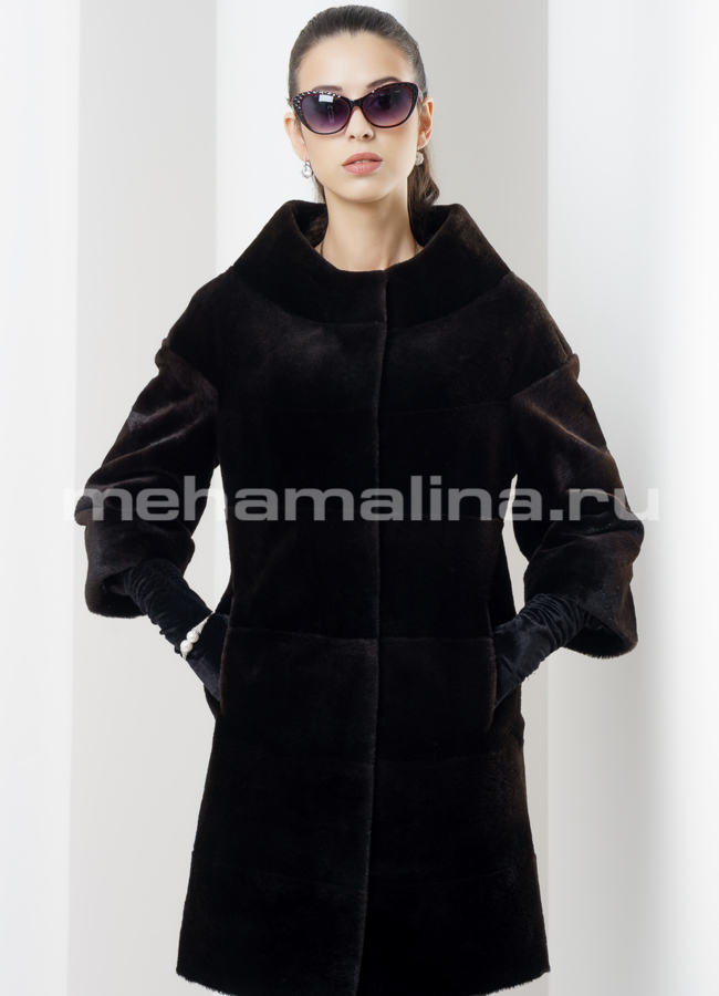 Шуба из нутрии модель № S-466 универмаг малина