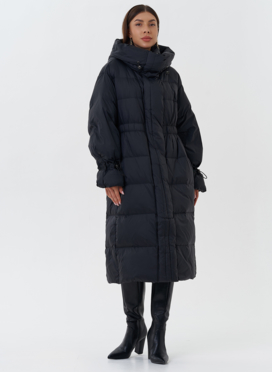 Женский пуховик с капюшоном