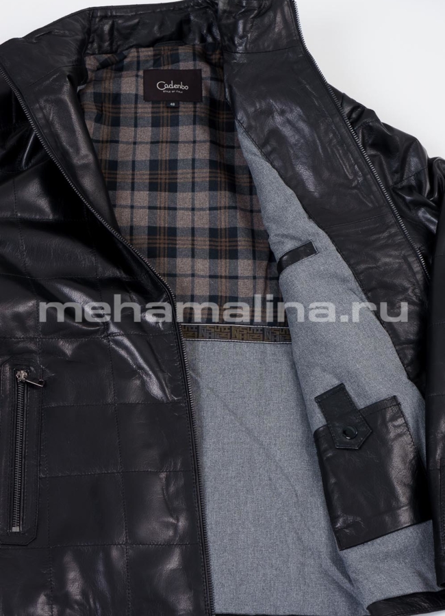 Куртка мужская из эко кожи модель № KP-154 в кредит