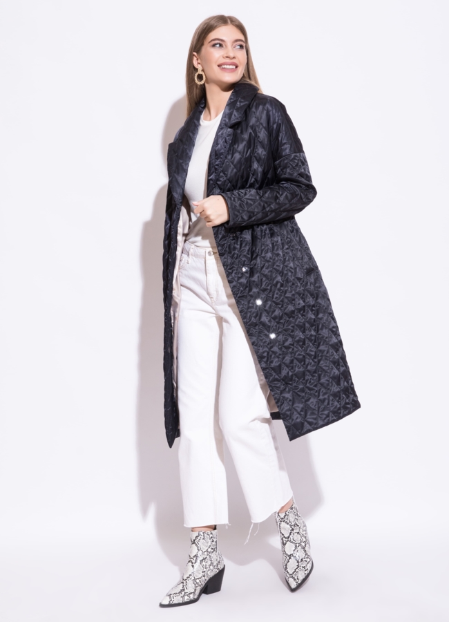 Пальто из полиэстера с английским воротником модель № 0022 универмаг малина