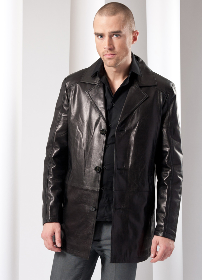 фото Кожаная куртка модель № KP-19