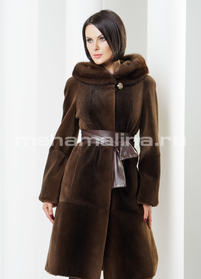 Шуба из нутрии 