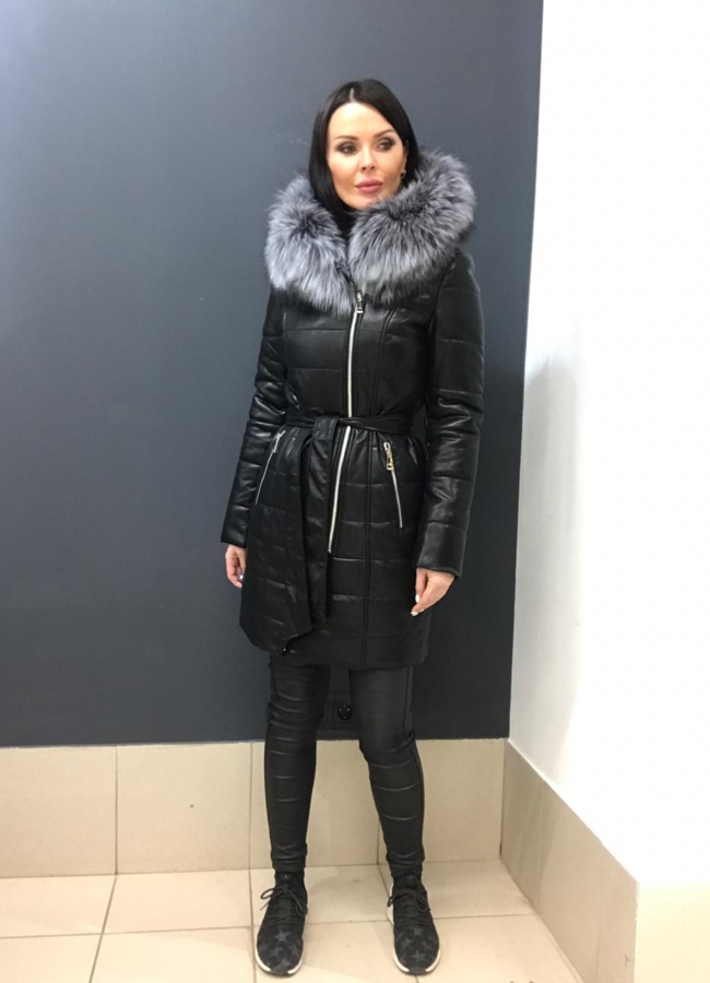 Пуховик с капюшоном модель № 8779 в рассрочку