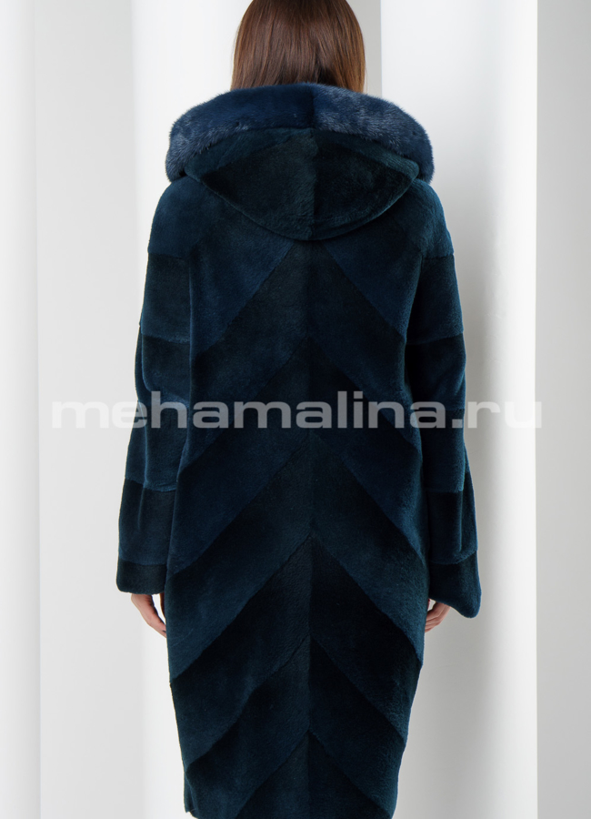фото Шуба из стриженой нутрии модель № S-558