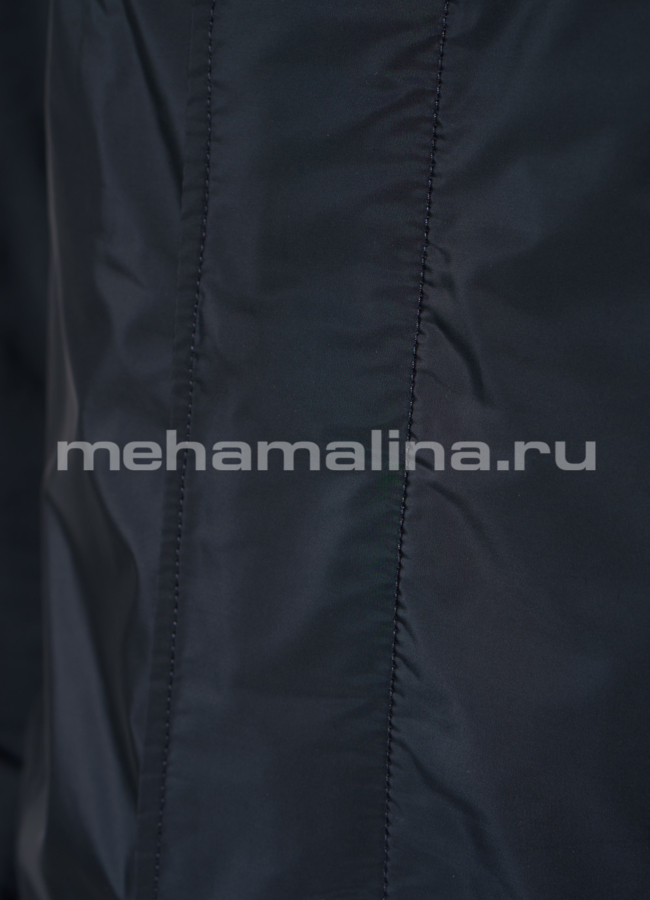 Удлиненная куртка на молнии со съемным капюшоном  модель № 5322 универмаг малина