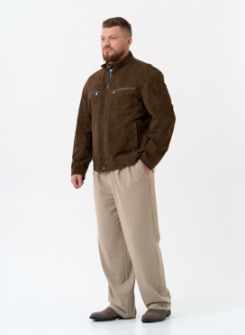 Мужская куртка из натуральной замши