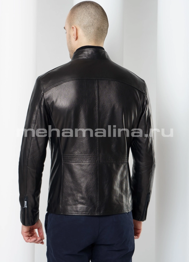 Кожаная куртка модель № KP-211 в кредит