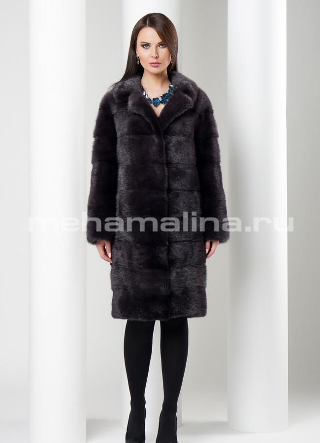 Норковая шуба модель № S-532 в рассрочку