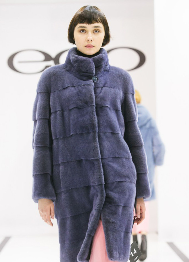 фото Шикарная шуба Ego из норки  модель № S-566