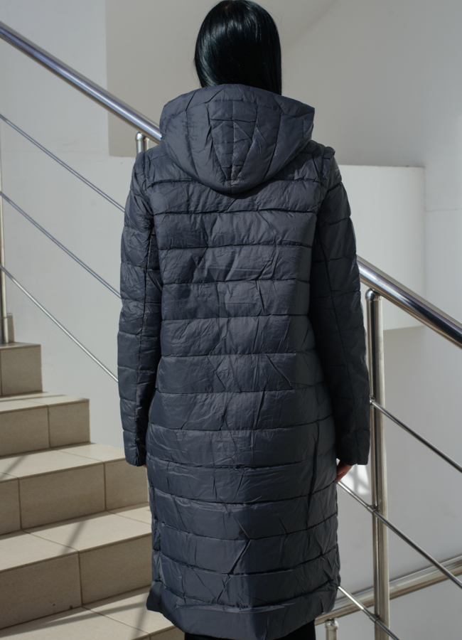 Женский плащ с капюшоном  модель № 22582 универмаг малина