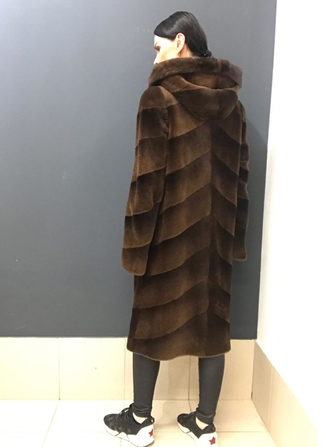 Шуба из нутрии модель № Селена в кредит