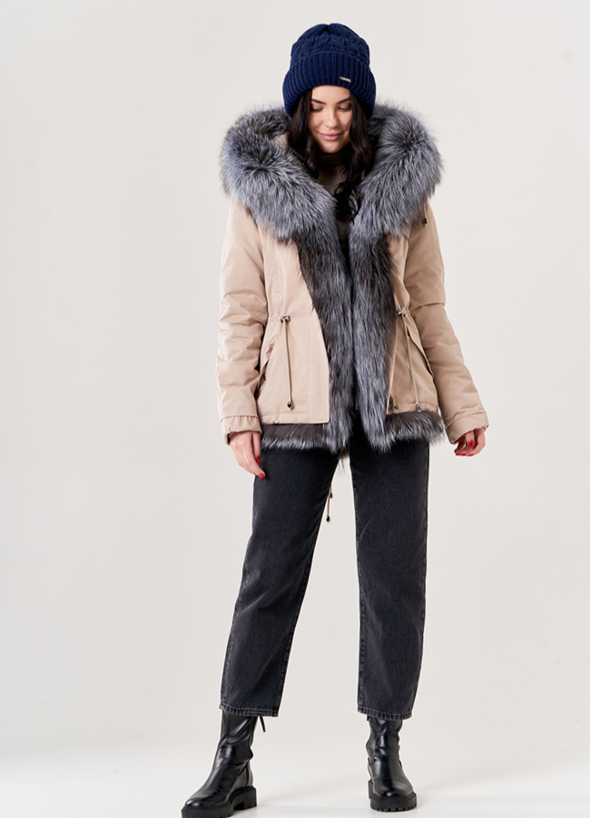 Синяя шапка женская модель № 9528/2 в кредит