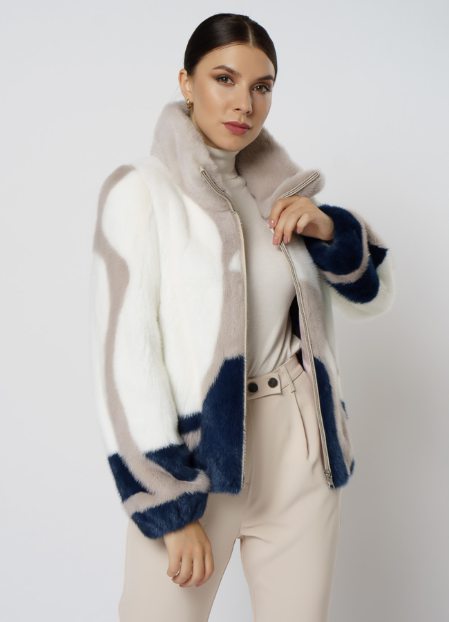 Куртка из норки модель № 1213 универмаг малина