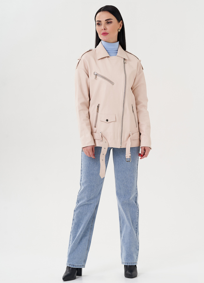 Куртка из светлой кожи модель № 24329 универмаг малина Куртка из светлой кожи модель № 24329 универмаг малина