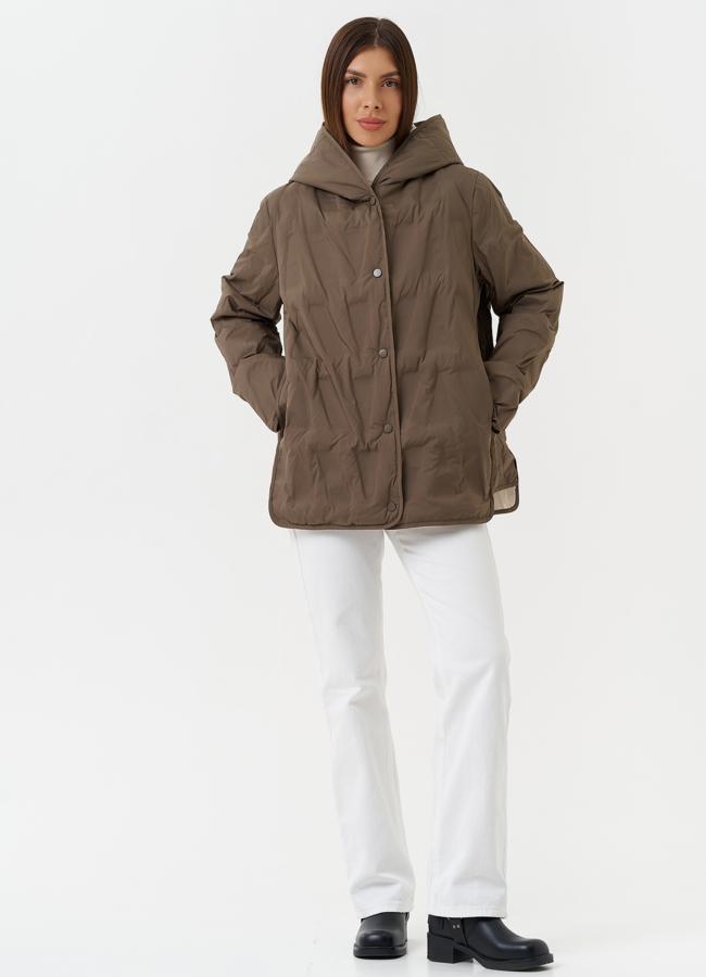 Женская куртка в стежку модель № 27874 в кредит