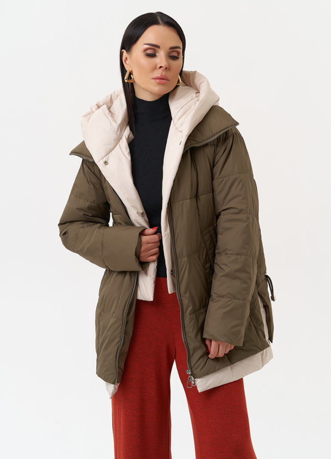 Женская куртка со съемным капюшоном модель № 29938 универмаг малина