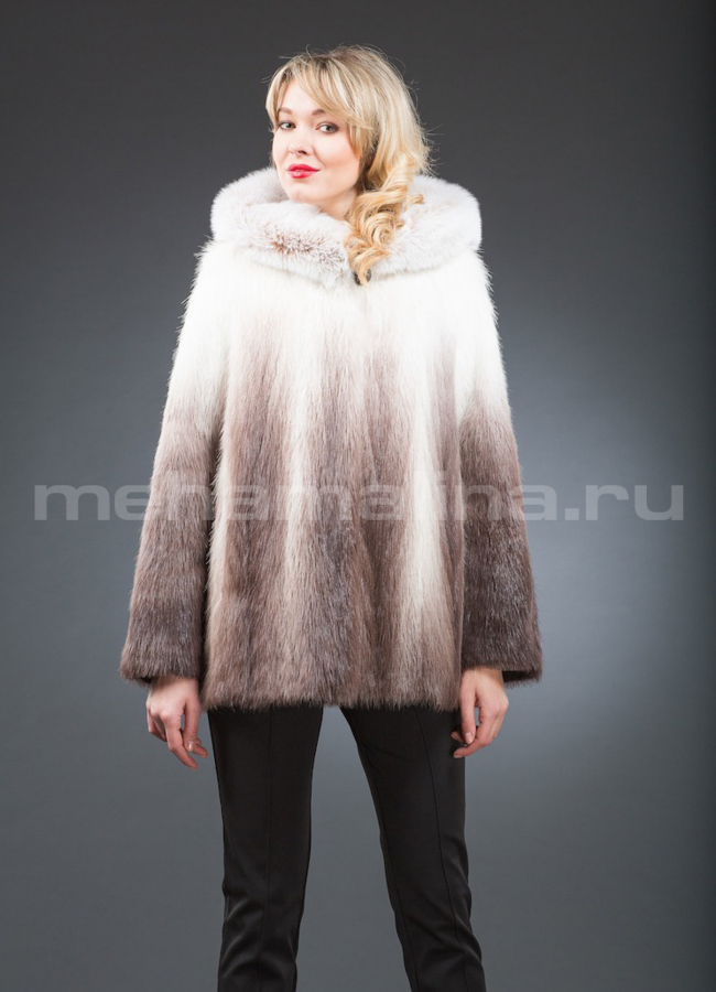 Шуба из нутрии 