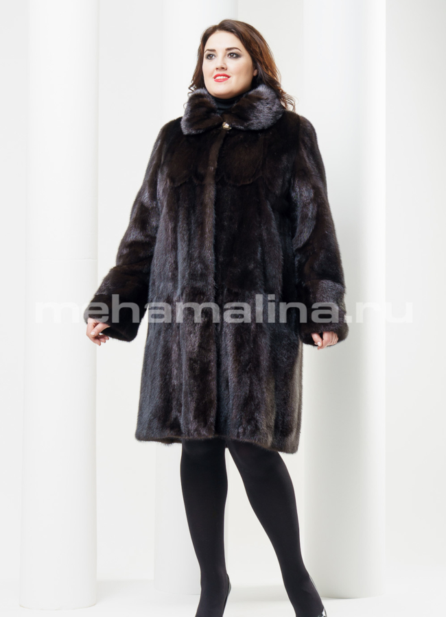 Норковая шуба модель № S-407 в рассрочку