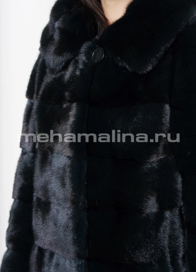 Норковая шуба  модель № S-697 универмаг малина