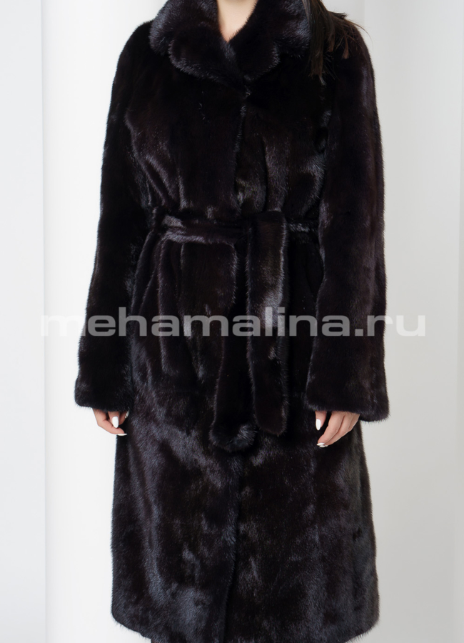 Норковая шуба  модель № S-694 универмаг малина