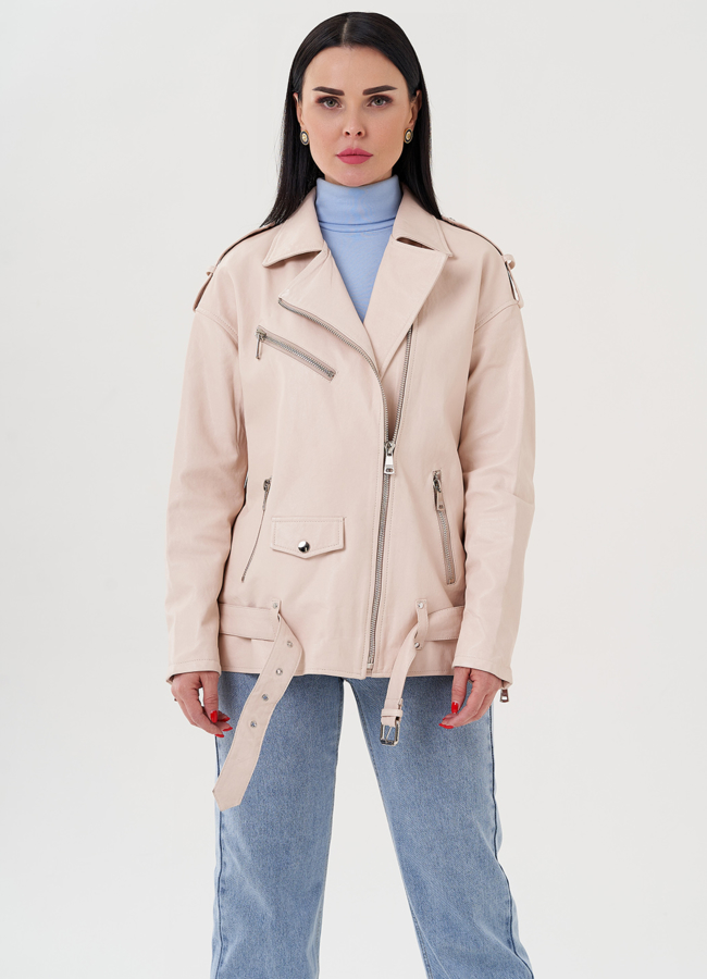 Куртка из светлой кожи модель № 24329 универмаг малина Куртка из светлой кожи модель № 24329 универмаг малина