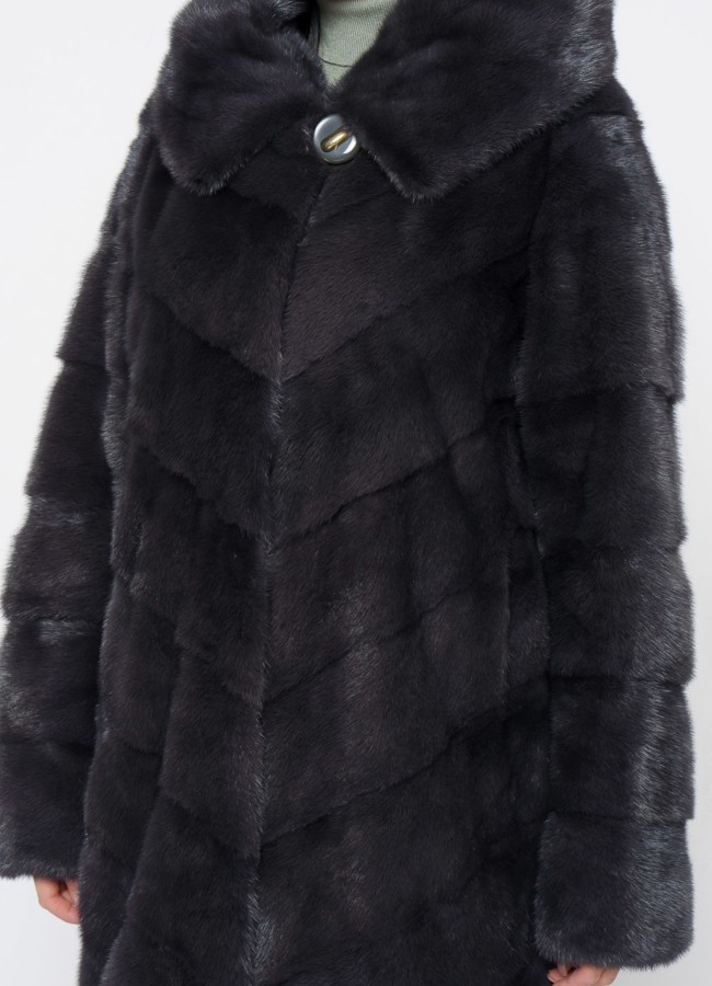 Норковая шуба - баллон модель № 24735 в рассрочку