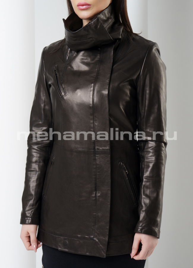 Удлиненная куртка модель № K-414 универмаг малина