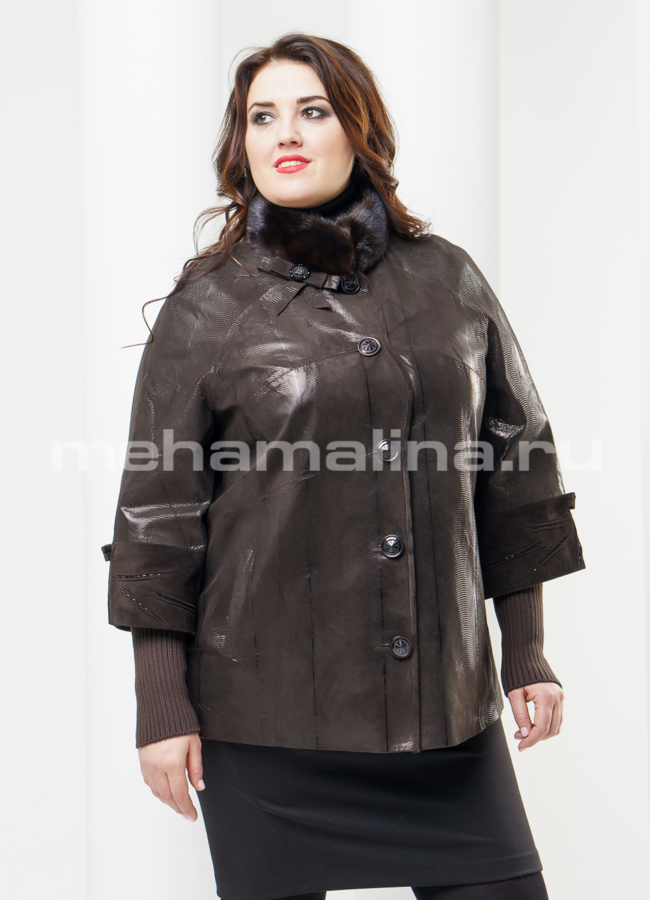 Куртка замша модель № K-295 в кредит